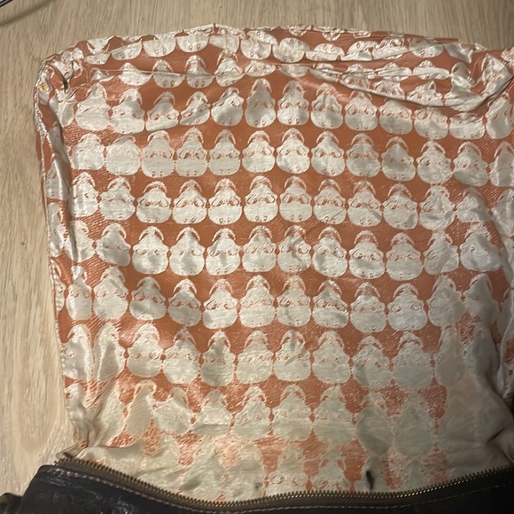 Thomas Wylde Dark Chocolate Leather Bag with Stoned Decorative Skull Head - Picture 16 of 16